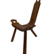 Chaise espagnole vintage brutalist design minimaliste