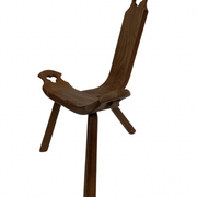 Chaise espagnole vintage brutalist design minimaliste