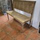 Banquette bistrot en bois , 120cms de long