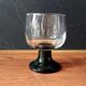 10 verres 14 cl sur pied noir luminarc france, modèle milord 5