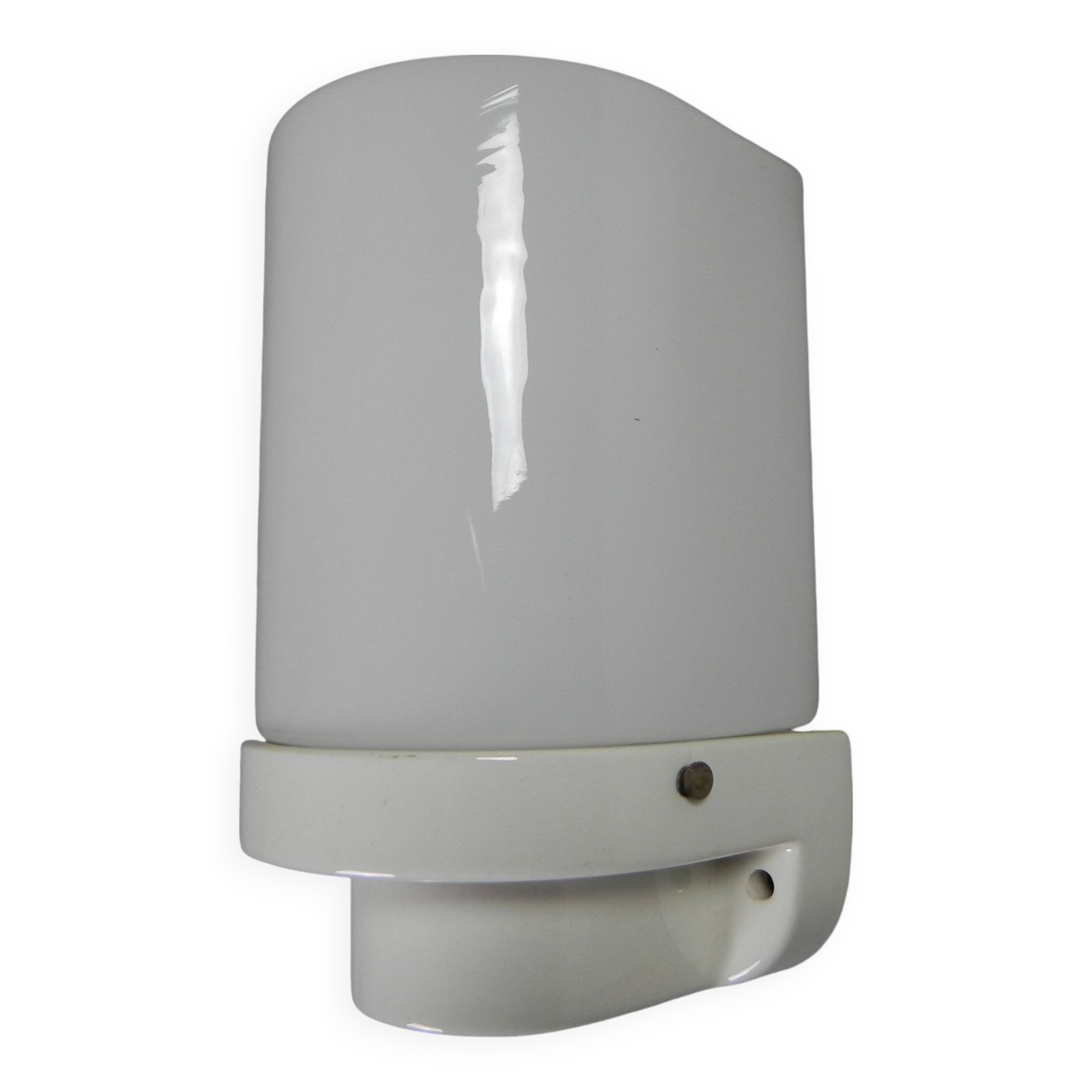 Art Deco wall lamp with porcelain holder, 1930s