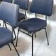 Lot de 6 chaises Delfino de Erberto Carboni pour Arflex, années 1950