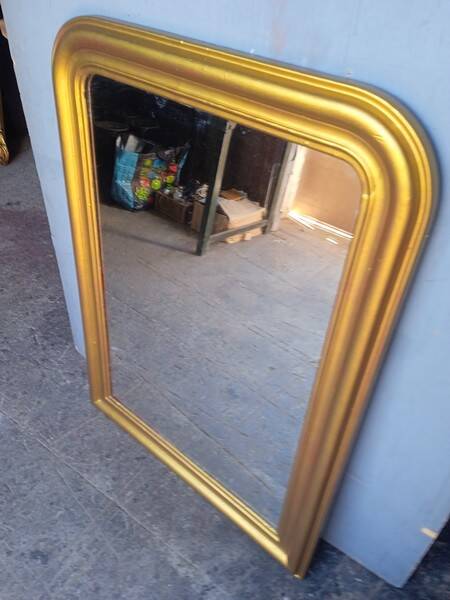 Miroir Louis Philippe bois doré ep XIX em - 110 cm