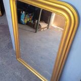 Louis Philippe mirror in gilded wood, 19th century - 110 cm