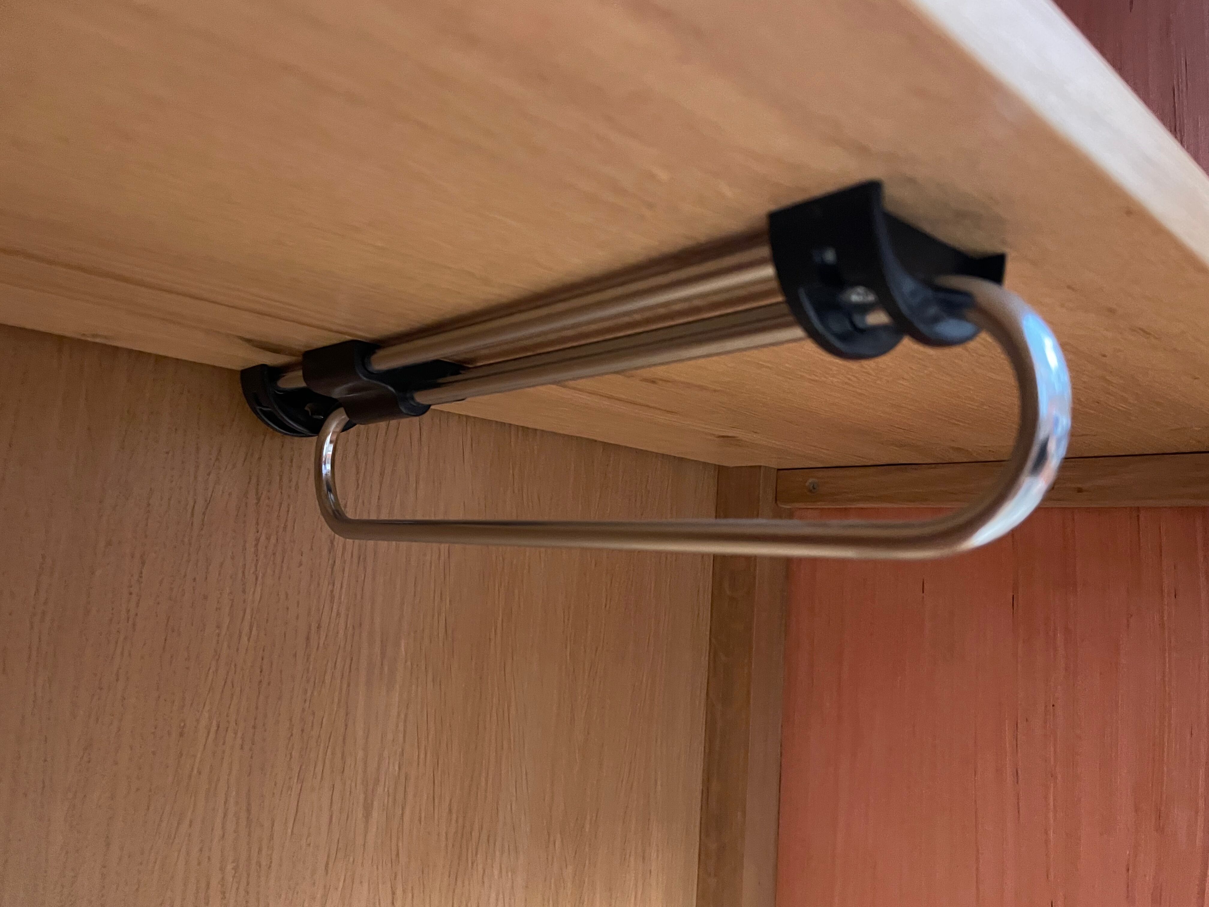 Wardrobe in solid oak