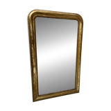 Louis Philippe mirror in wood and gilded stucco, 19th century