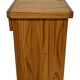 Vintage pinewood side table bedside table compact design 70's