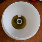 White opaline suspension and gilded brass from the 1960s.