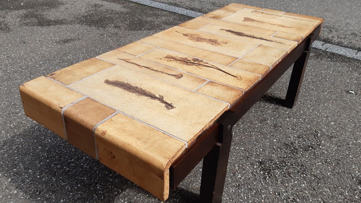 Ceramic coffee table by Roger Capron 1970