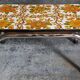 Vintage floral formica footrest stool