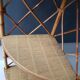 Old corner Wicker shelf