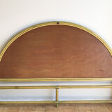 Rattan and bamboo headboard