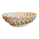 Pichon uzes bernard & véronique handmade / yellow ceramic woven basket