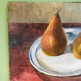 Still life with pears