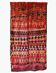 Tapis rouge vintage de collection - 317 x 164 cm