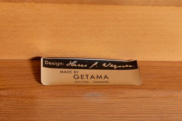 Canapé Mid-Century Hans Wegner modèle GE55 par Getama