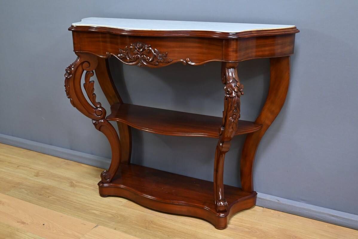 Mahogany Console, Napoleon III Period – Part 2 of the 19th Century