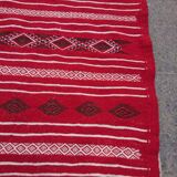 Handmade red berber carpet 240x140cm