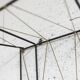Black steel coat rack and scoubidou wire 1960