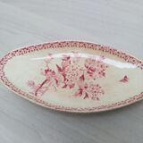 Ravier in iron earth of Gien model Pink hawthorn