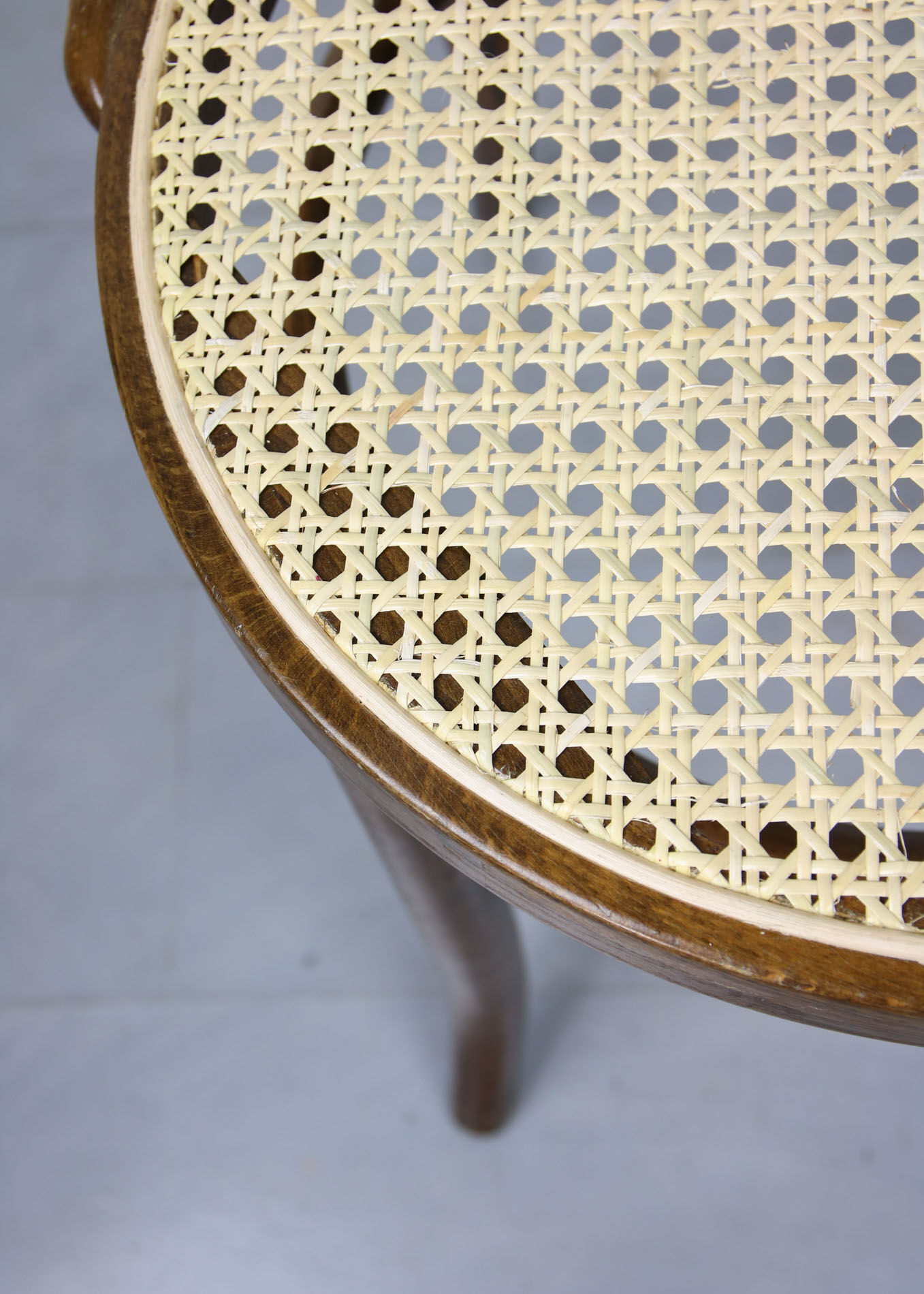 Betwood and cane brown chair