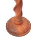 Rosewood long modernist candlestick, Denmark, 1970s.
