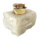 Italian table lighter in alabaster and brass