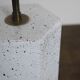 Black and white ceramic lamp foot