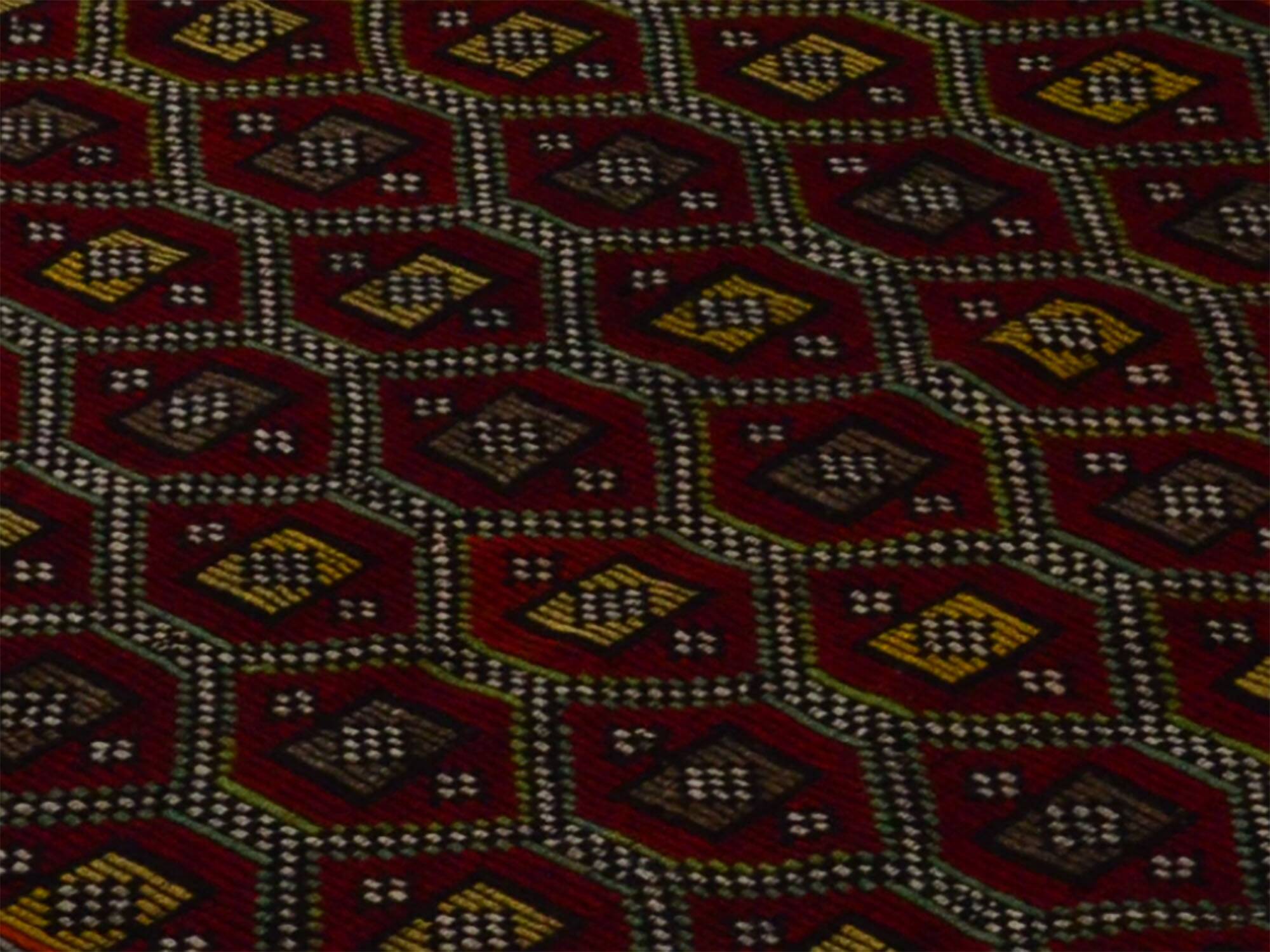 Area kilim rug ,vintage wool turkish handknotted kilim, 270 cmx 160 cm rug