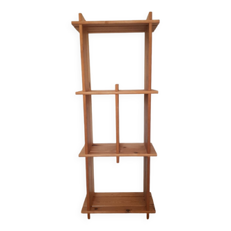 Vintage Wooden Wall Console, Denmark, 1960s