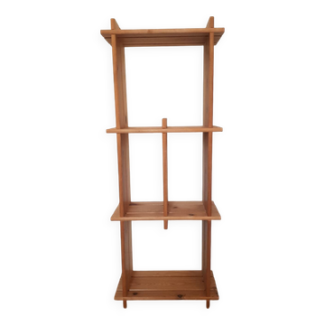 Vintage Wooden Wall Console, Denmark, 1960s