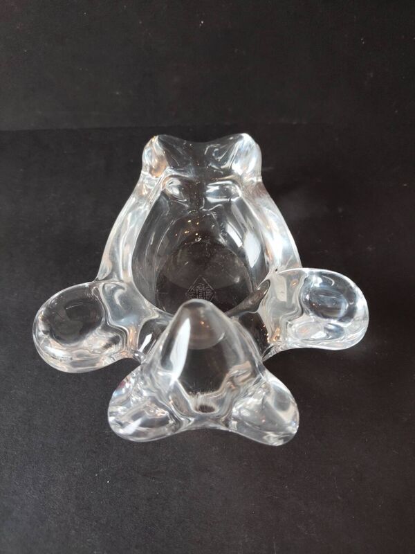 Vide-poche en cristal figuratif – Ours – Cristal de Vannes