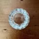 Small pot with chiseled crystal lid