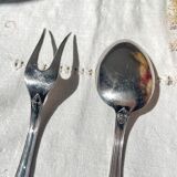 Couverts de service vintage style Rocaille