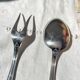 Couverts de service vintage style Rocaille