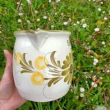 Vintage ceramic flower pitcher - Spring Water -