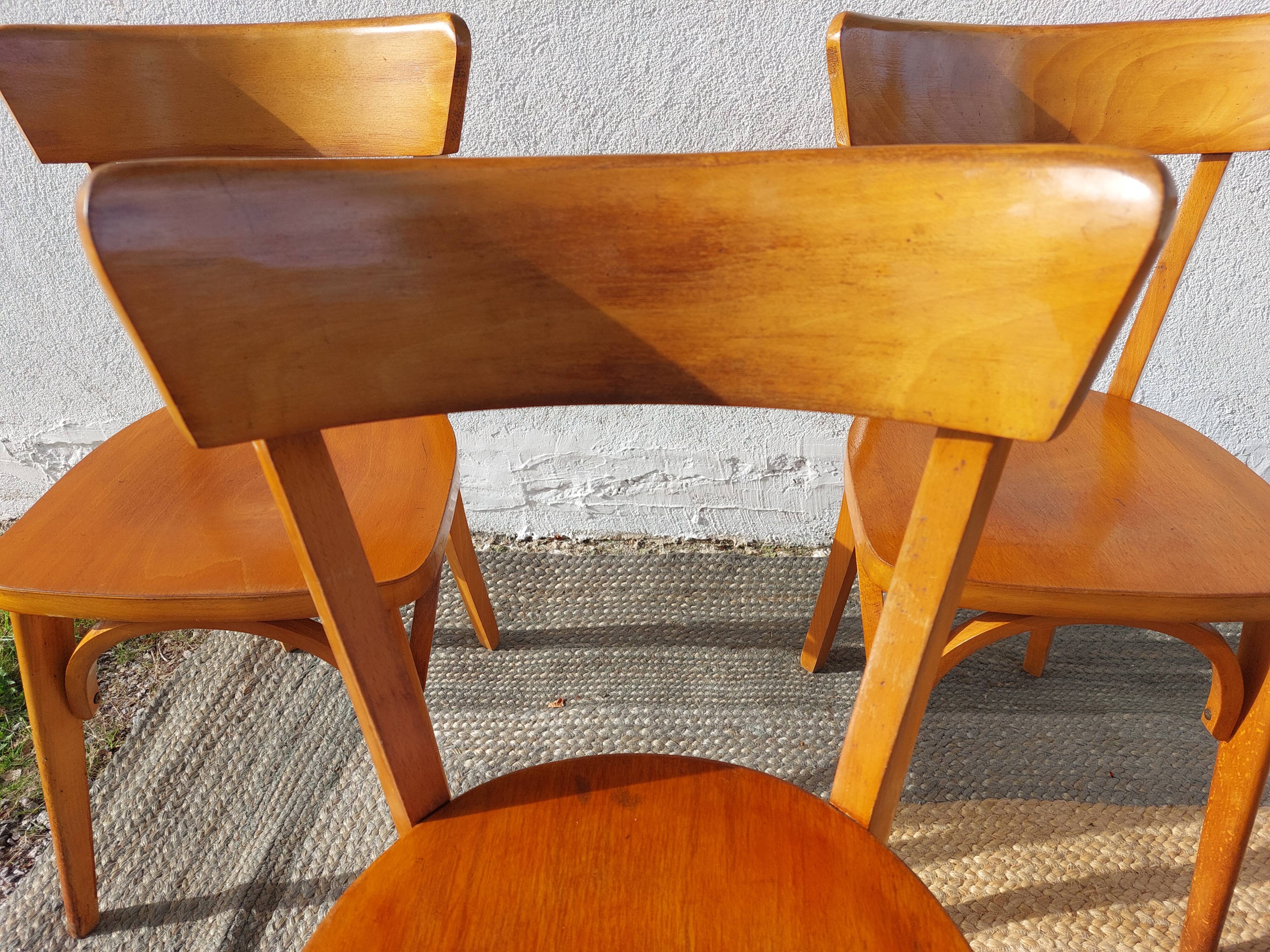 6 chaises bistrot Luterma, vintage