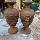 Pair of Cast Iron Fire Pots 1900: Charleville - Mézières