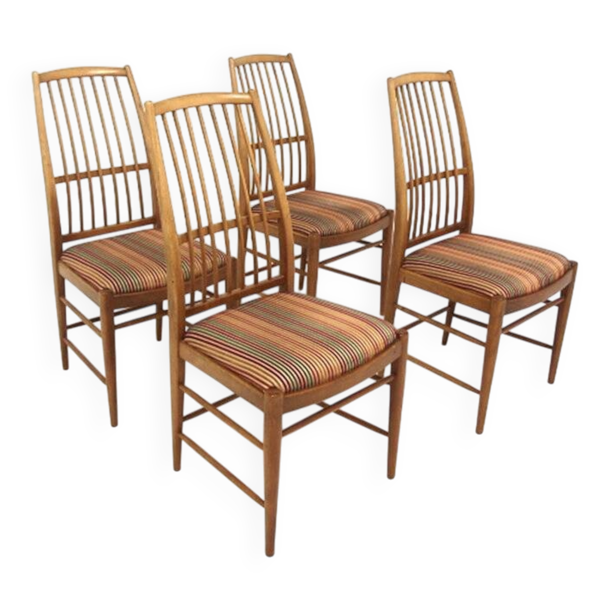 Set de 4 chaises "Napoli" David Rosén Nordiska Kompaniet, Suède, 1960