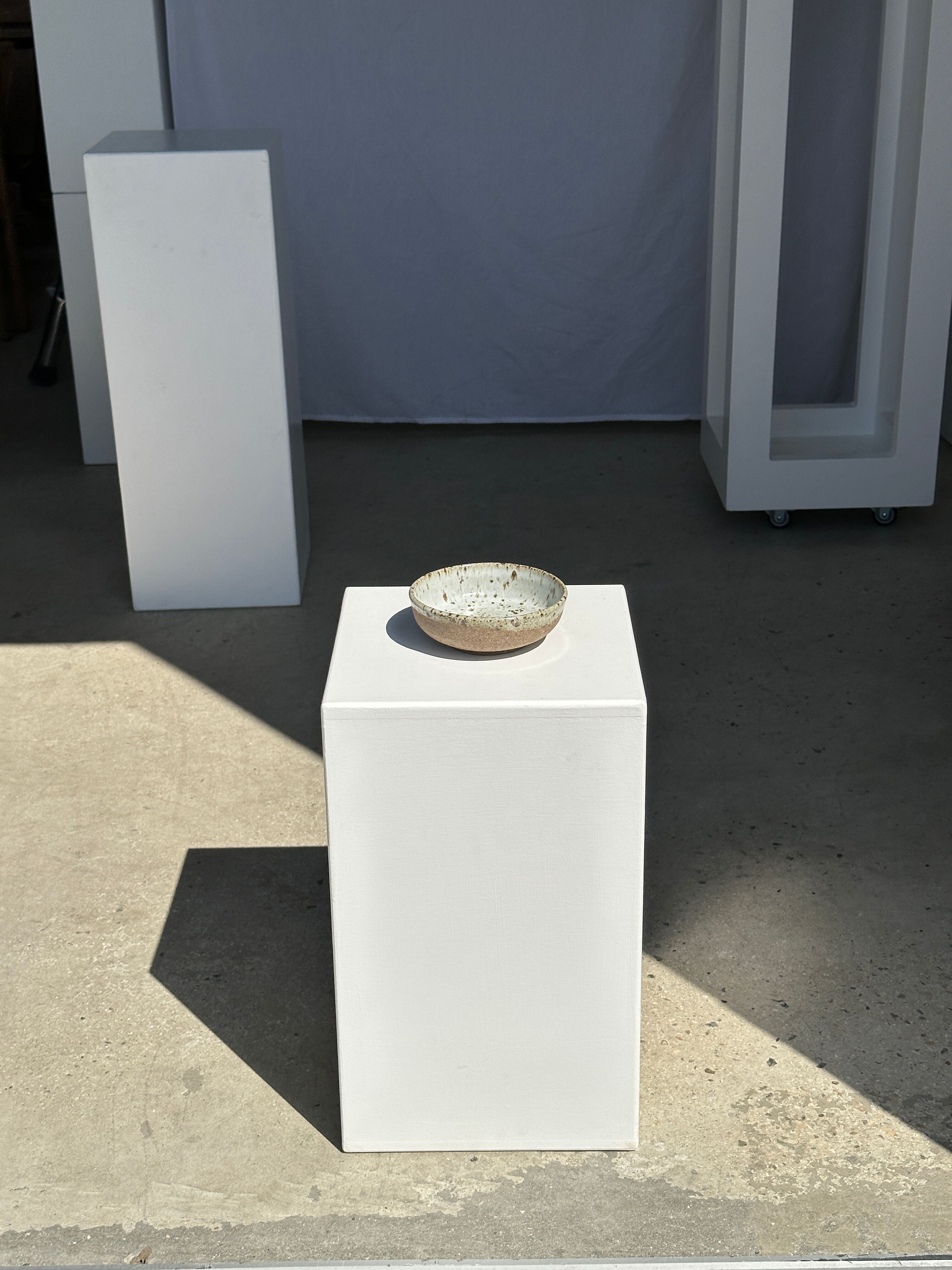 Bol en céramique moucheté et brun mat