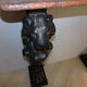 Console en marbre sur pieds lions