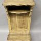 Blonde walnut stool