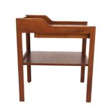 Scandinavian mahogany bedside table, Sweden, 1950