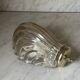 Vintage smoked glass shell wall light