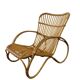 Fauteuil vintage en rotin / fauteuil une place / chaise lounge