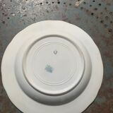 Hollow plate, fruit cup pattern carnations badonviller