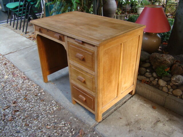 Desk of administration schoolmaster vintage 50/60