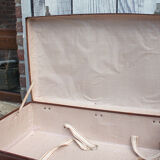 Authentic old suitcase 70 cm real fiber
