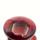 Tchecoslovakia 1930 crystal carafe engraved with ruby red grinder