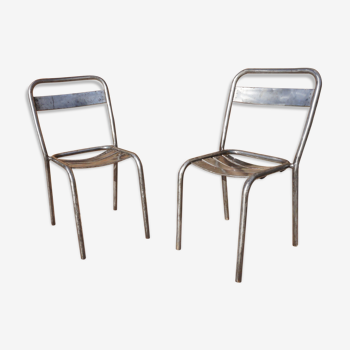 Paire de chaises tolix